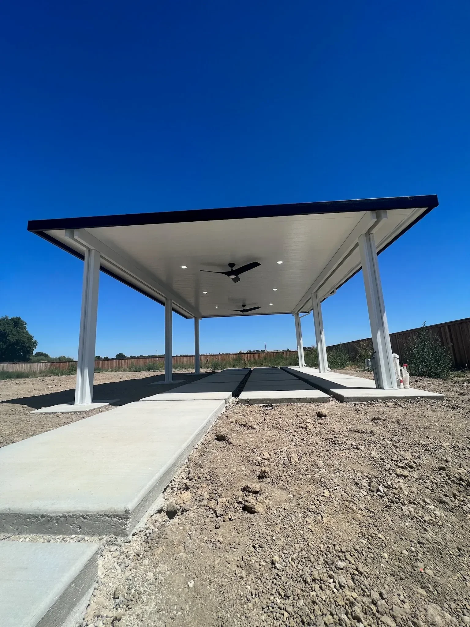 Custom gazebo structure built by Clemex Patio Designs in Sacramento area